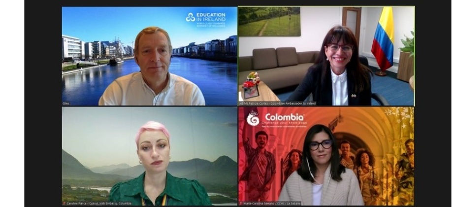 Más de 25 universidades se encontraron virtualmente en el Primer Foro de Educación Superior Irlanda-Colombia